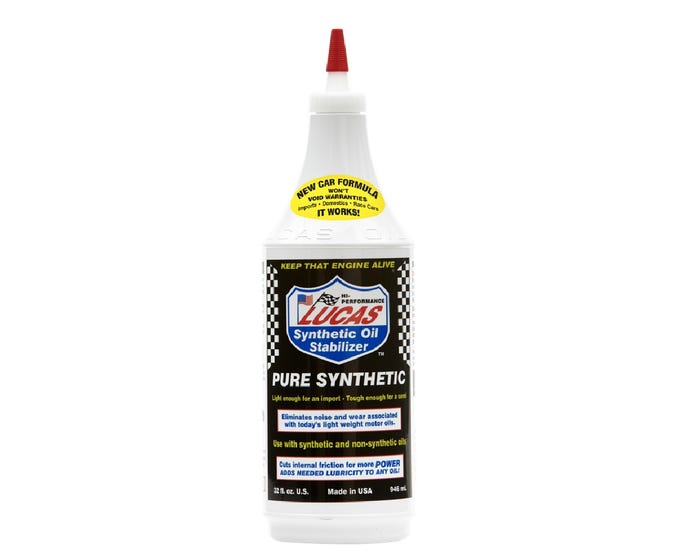 Lucas Pure Synthetic Oil Stabilizer， 1 Quart - 10130