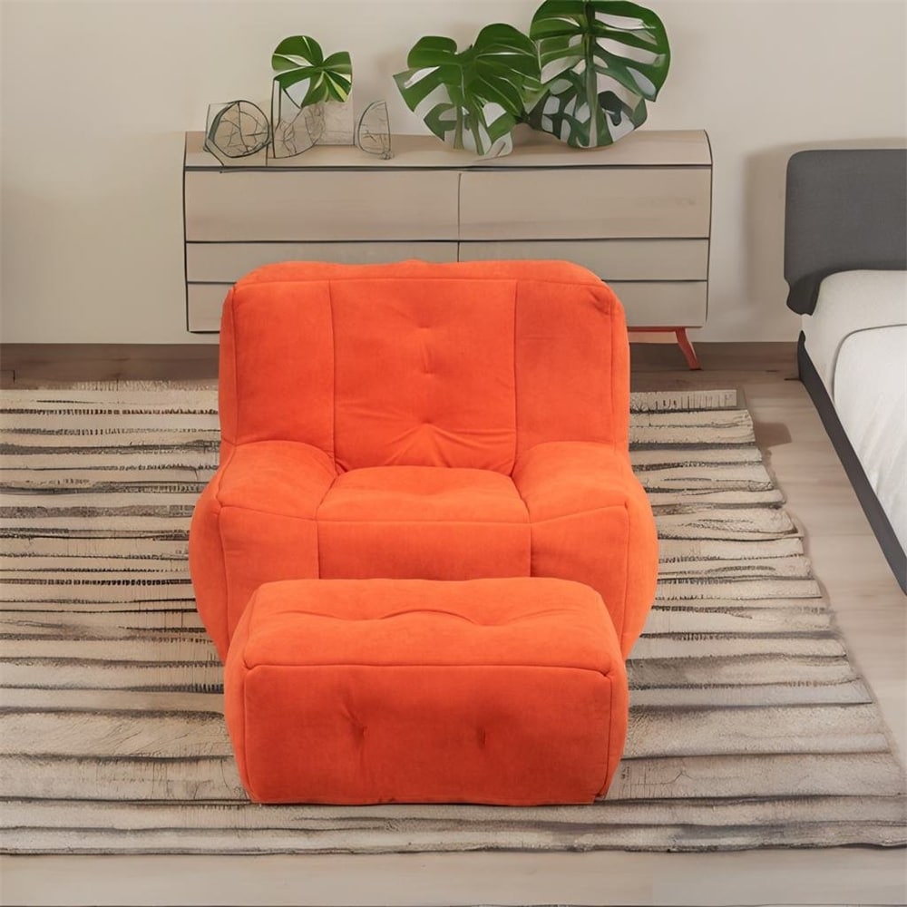 Fluffy Bean Bag Chair Comfortable Bean Bag Super Soft Lazy Sofa Chair