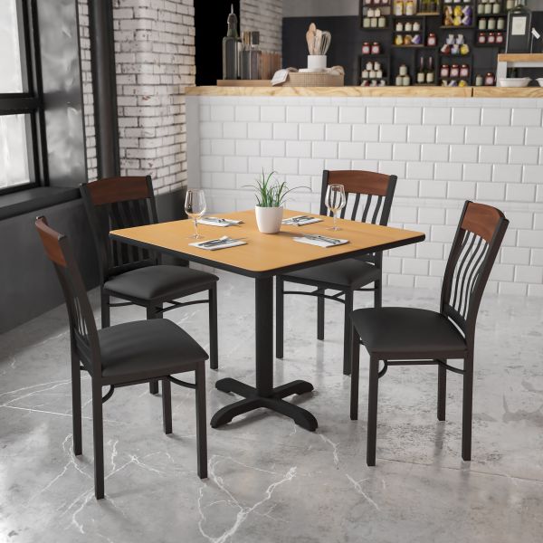 Flash Furniture Eclipse Series Vertical Back Restaurant Chair