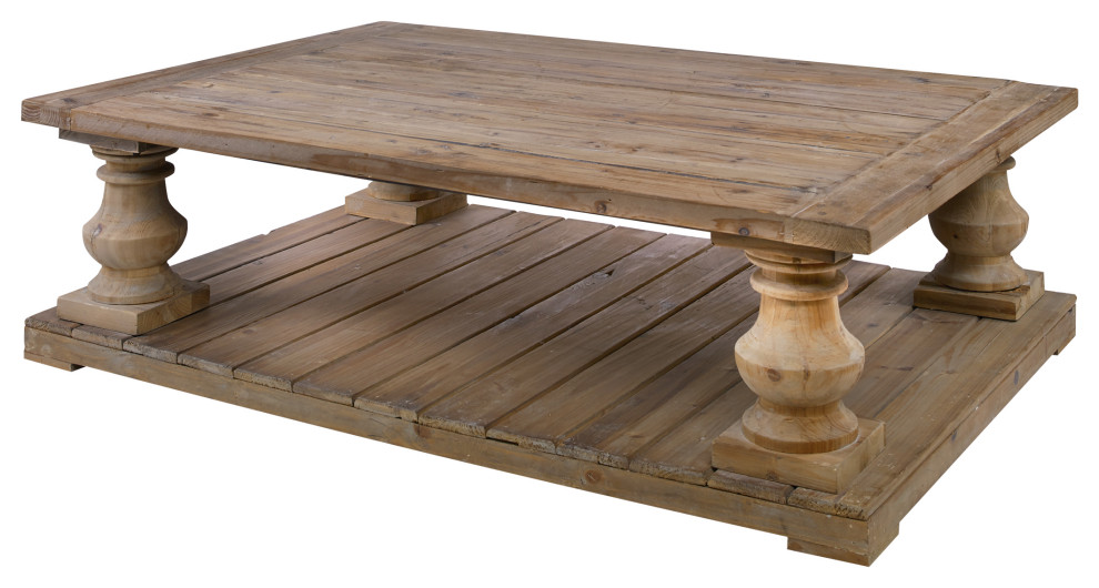 Uttermost Stratford Rustic Cocktail Table   Traditional   Coffee Tables   by Uttermost  Houzz