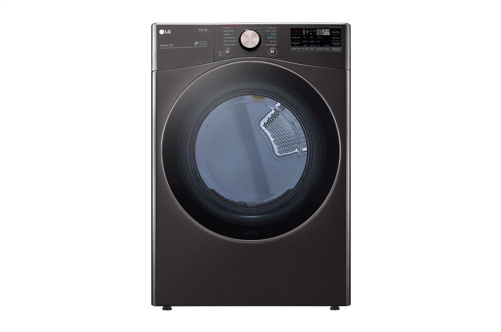 Lg DLEX4000B 7.4 Cu. Ft. Ultra Large Capacity Smart Wi-Fi Enabled Front Load Electric Dryer With Turbosteam™ And Built-In Intelligence