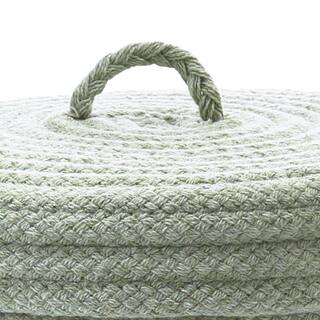 Colonial Mills 16 in. x 16 in. x 24 in. Moss Green Blended Wool Hamper BM69A016X024