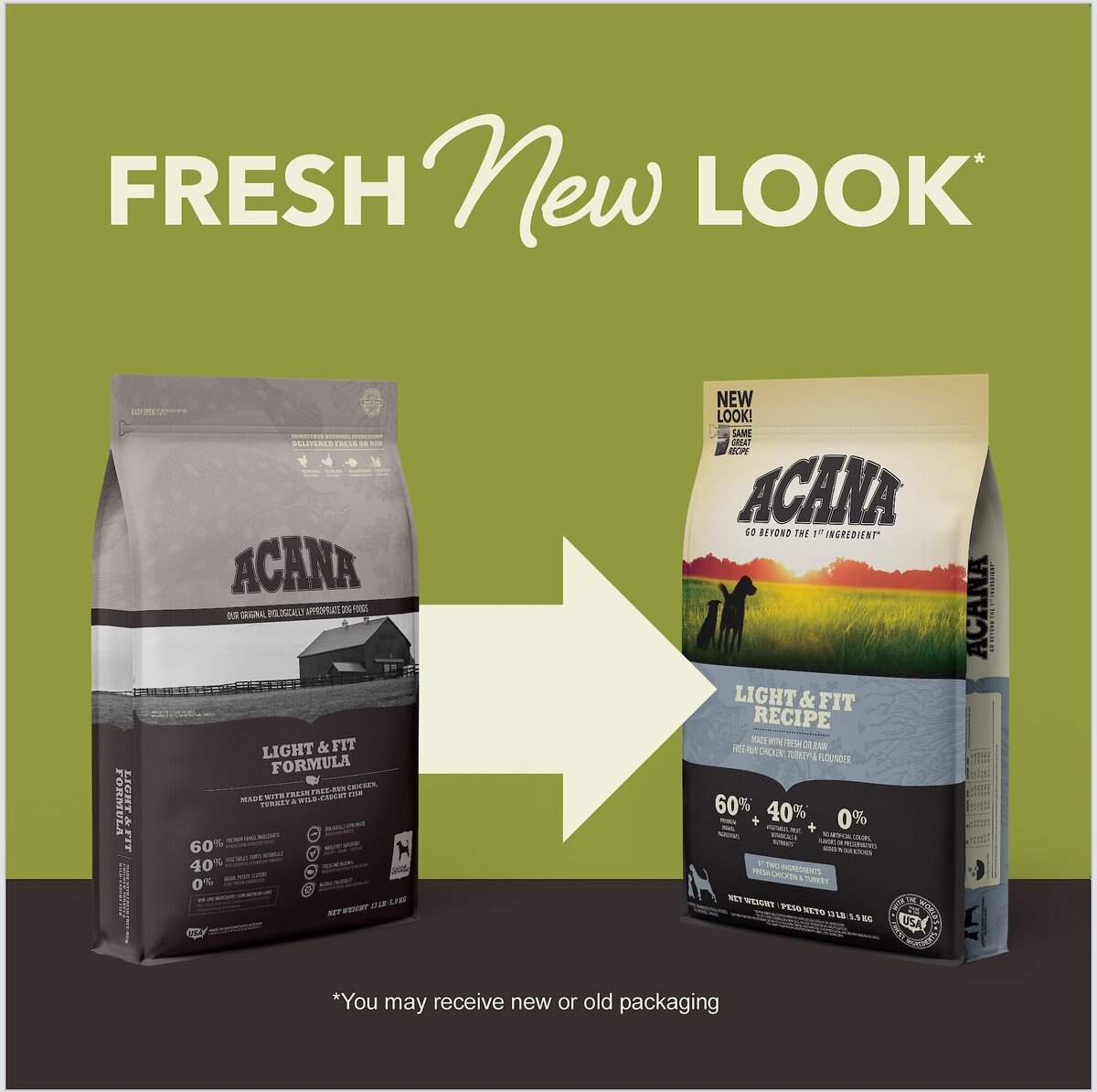 ACANA Light and Fit Recipe Grain-Free Adult Dry Dog Food