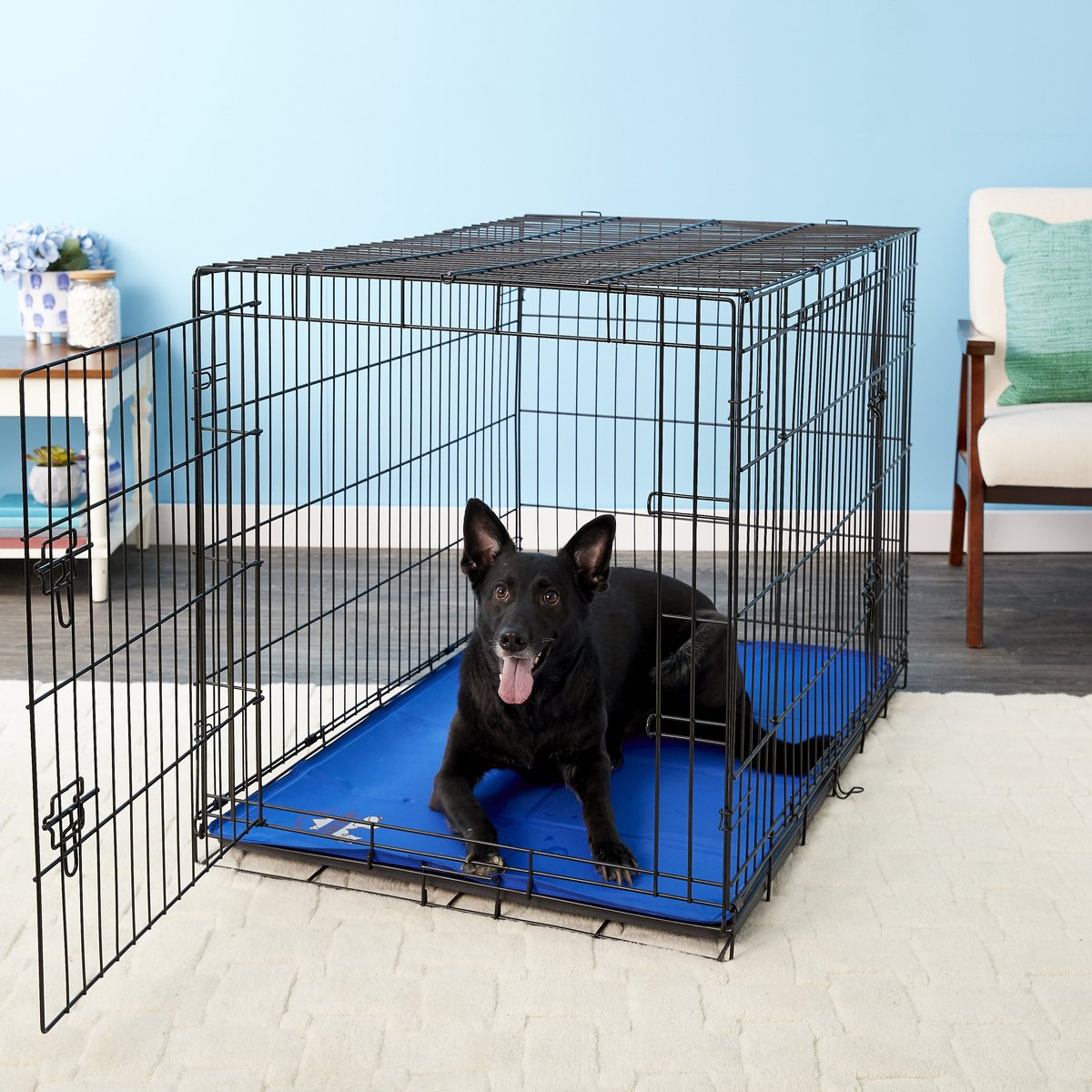 Arf Pets Self-Cooling Solid Gel Dog Crate Mat