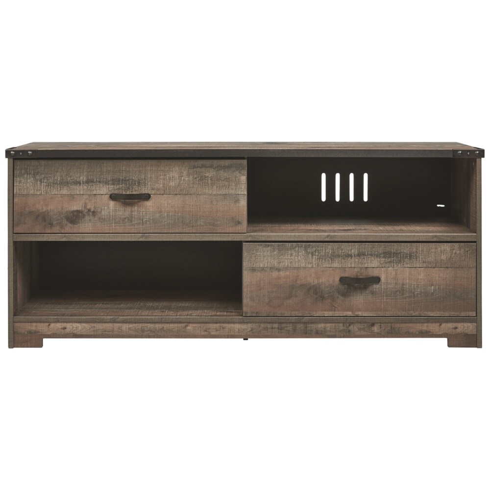 Trinell Casual Large TV Stand  Brown