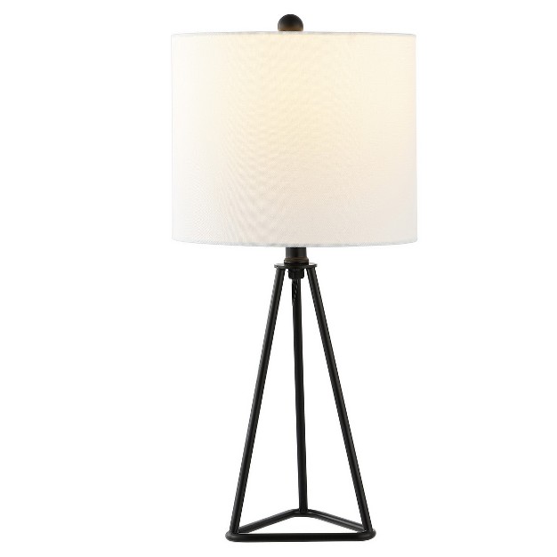 Vernelle 21 Inch Table Lamp Black Safavieh