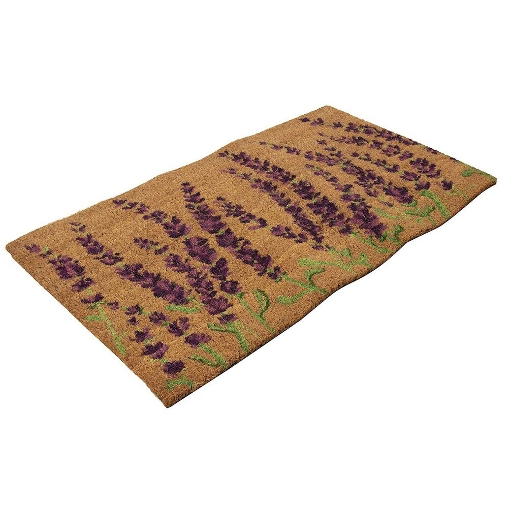 Natural Coir Door Mat    Season Indoor Outdoor Welcome Doormat  Easy Clean