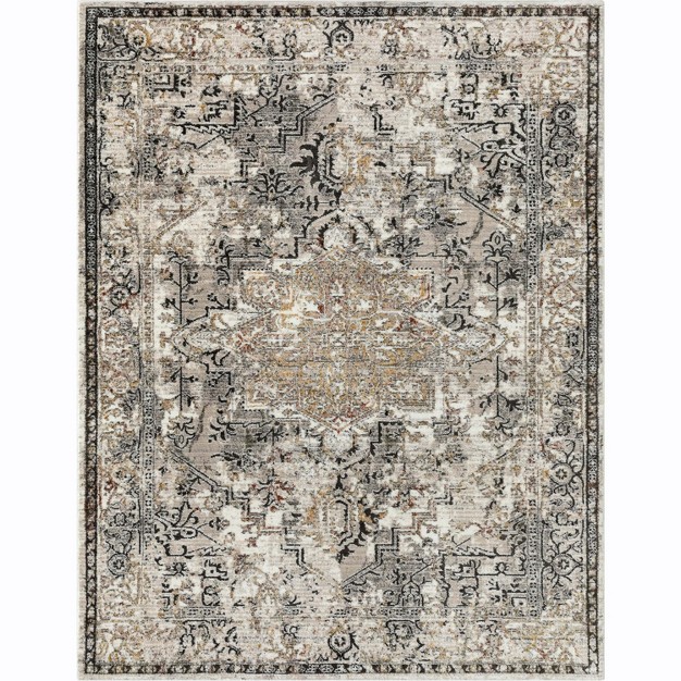 Well Woven Abstract Medallion Vintage Area Rug