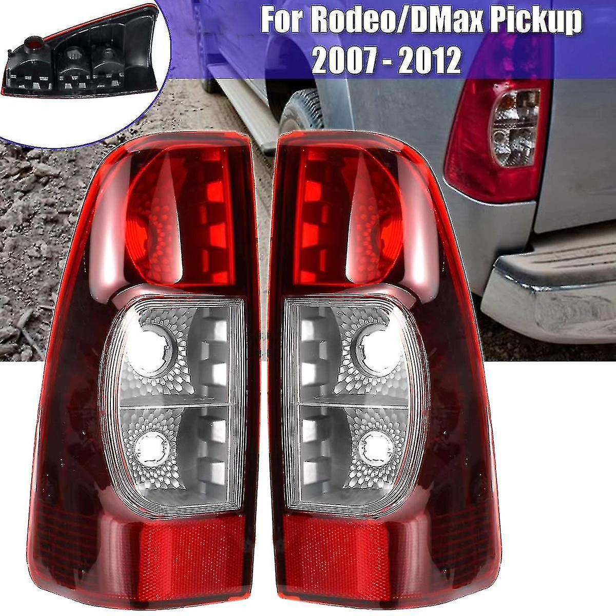 2pcs Car Rear Taillight Brake Lamp Tail Lamp Without Bulb For Rodeo Dmax 2007 2008 2009 2010 2011 2