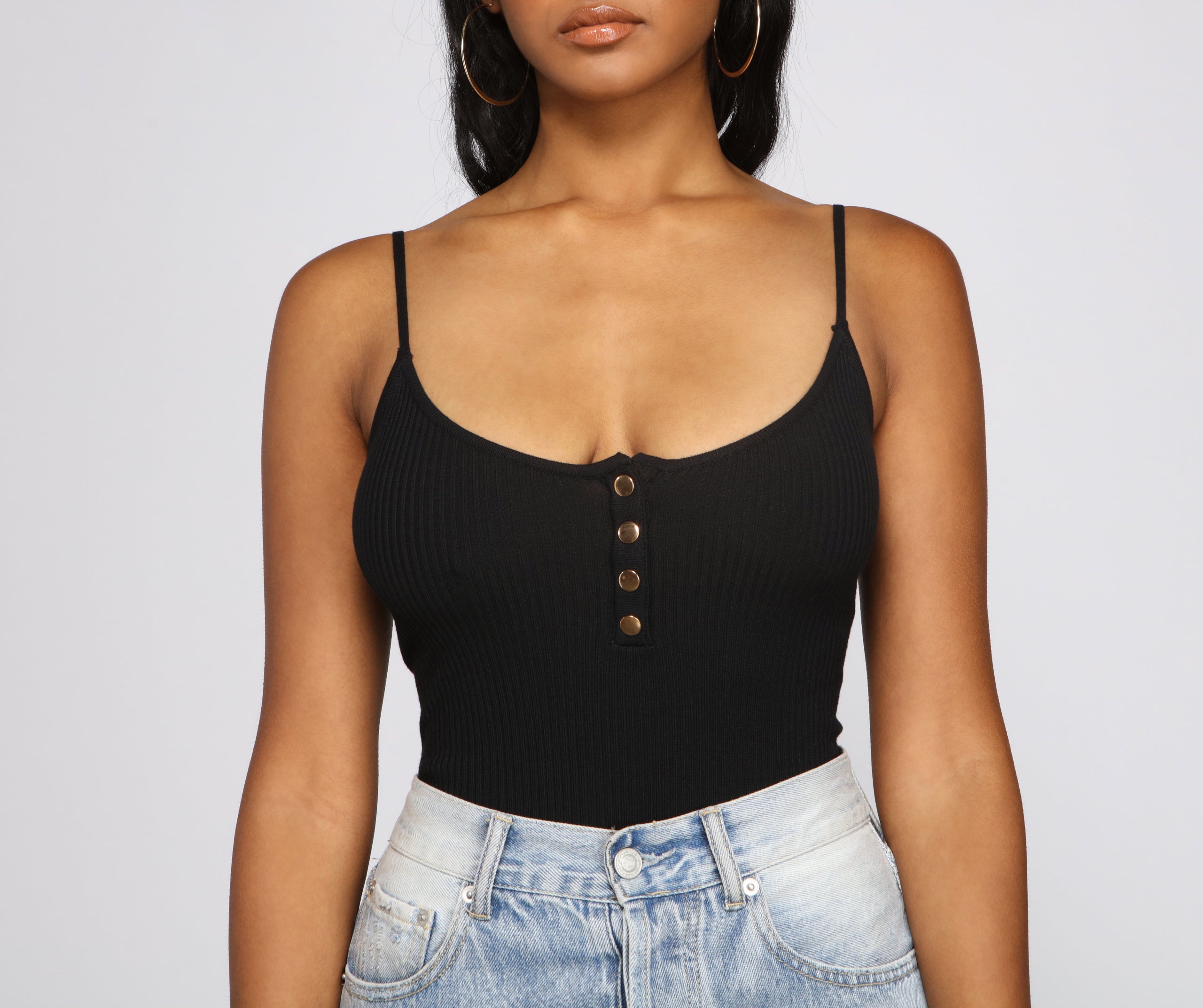 Simply Chic Sleeveless Bodysuit