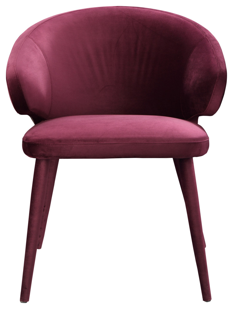 Stewart Dining Chair Purple   Midcentury   Dining Chairs   by HedgeApple  Houzz