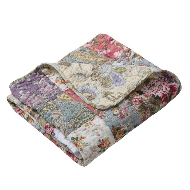 Blooming Prairie Throw Blanket Greenland Home Fashions