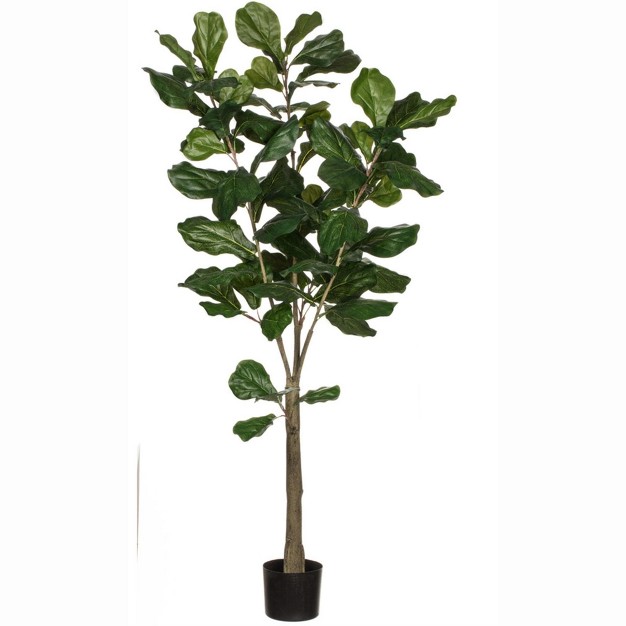 Sullivans Artificial Fiddle Leaf Tree 5'h Green