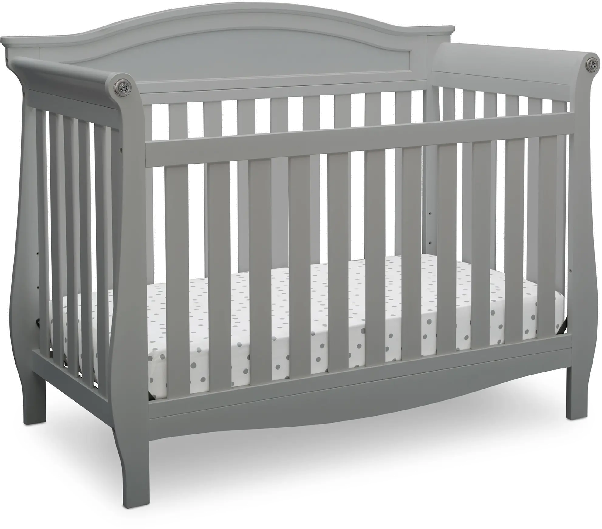 Lancaster Gray 4-in-1 Convertible Crib