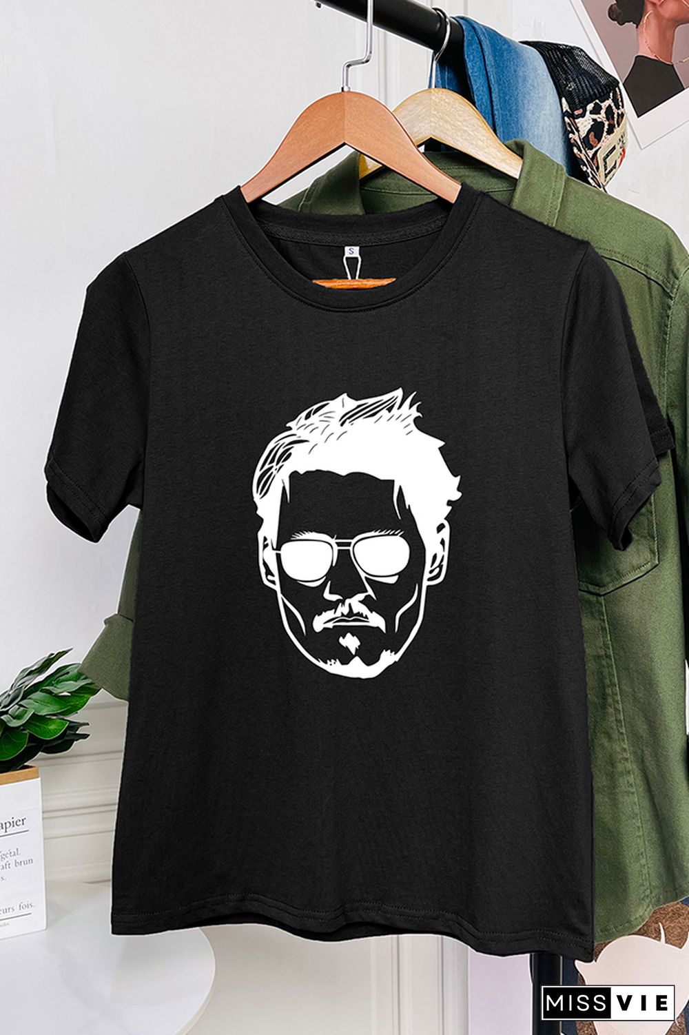 Johnny Depp Trial Graphic T-Shirt Wholesale