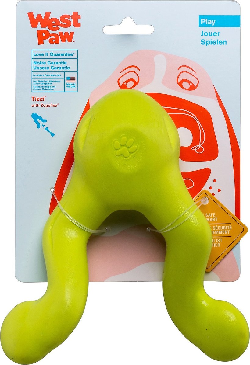 West Paw Zogoflex Tizzi Treat Dispensing Dog Chew Toy