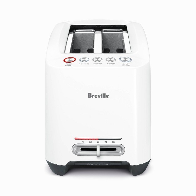 Breville Lift amp Look Long Slot 4 Slice Toaster White Bta630xl