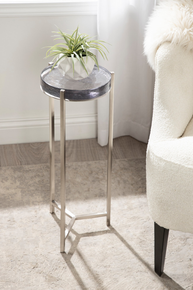 Aguilar Glam Drink Table   Contemporary   Side Tables And End Tables   by Uniek Inc.  Houzz