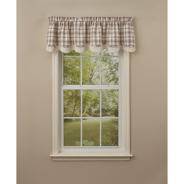 Park Designs Apple Orchard Plaid Valance 72 x27 x27 X 16 x27 x27