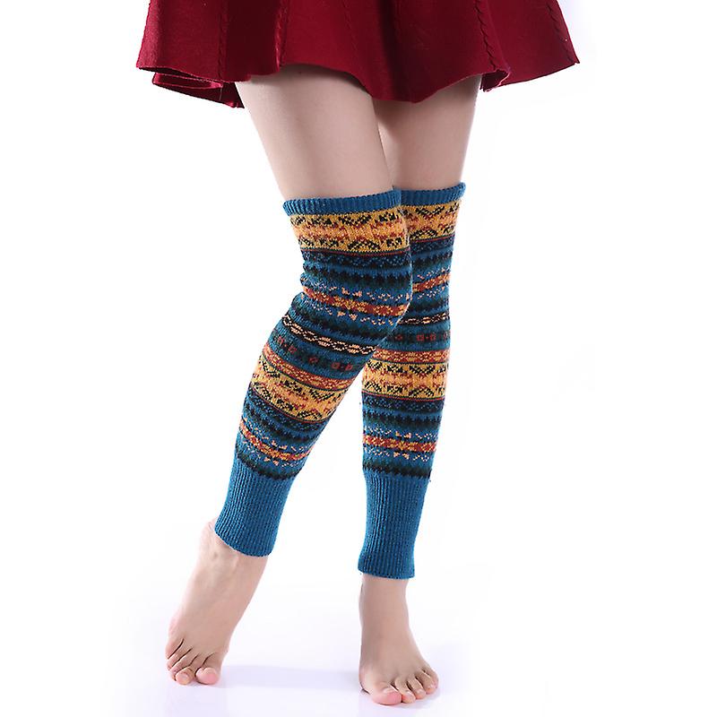 Women Set Of 3 Wool Knit Leg Warmer Boot Warmer