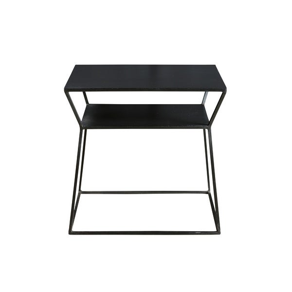 Aurelle Home Modern Iron Side Table