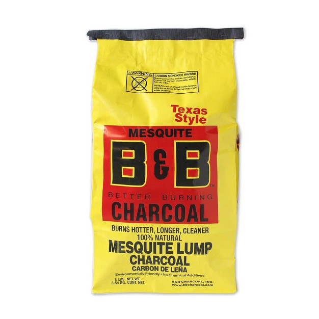 B amp b Charcoal All Natural Mesquite Lump Charcoal 8 Lb