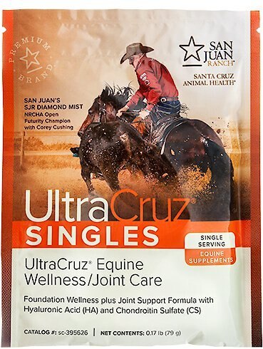 UltraCruz Wellness and Joint Care Pellet Horse Supplement， 30 Day Singles