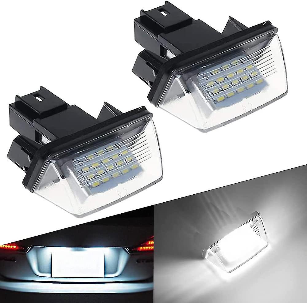 2pc Led Auto Plate 6000k Xenon 24 Smd For E87/e81etc