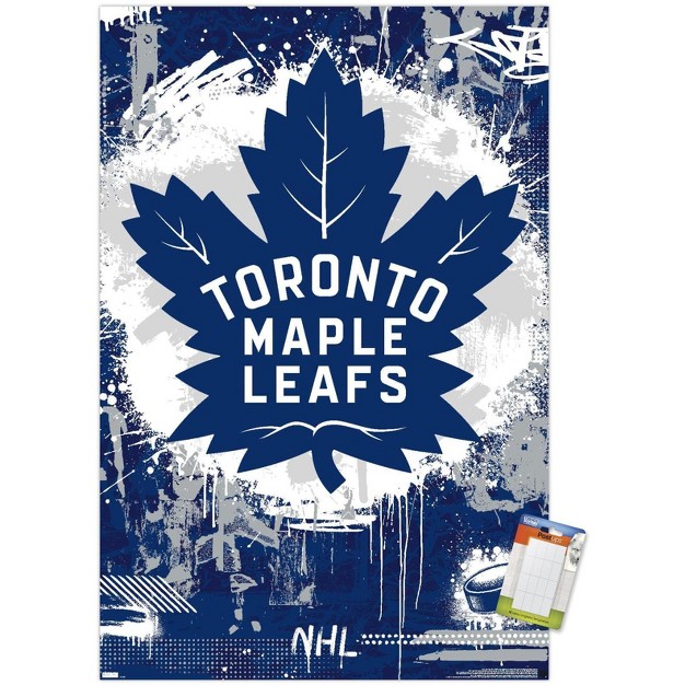 Trends International Nhl Toronto Maple Leafs Maximalist Logo 23 Unframed Wall Poster Prints