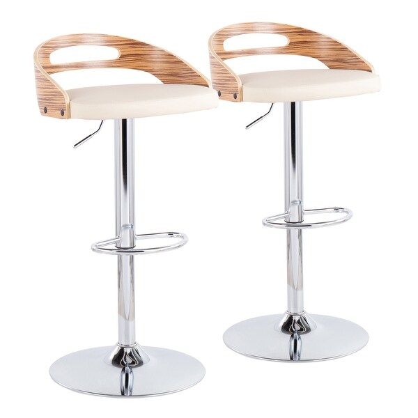 Carson Carrington Simon Adjustable Bar Stool (Set of 2)