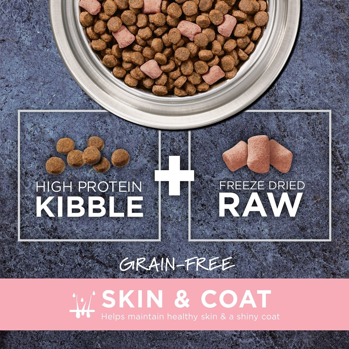 Instinct Raw Boost Skin and Coat Health Grain-Free Recipe with Real Chicken and Freeze-Dried Raw Pieces Adult Dry Dog Food