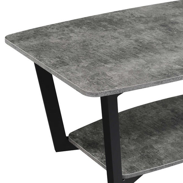 Graystone Coffee Table with Shelf