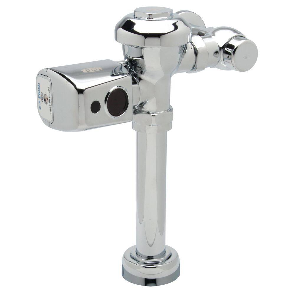 Zurn AquaVantage AV ZER Exposed Sensor Diaphragm Flush Valve with Metal Cover in Chrome ZER6000AV-CPM