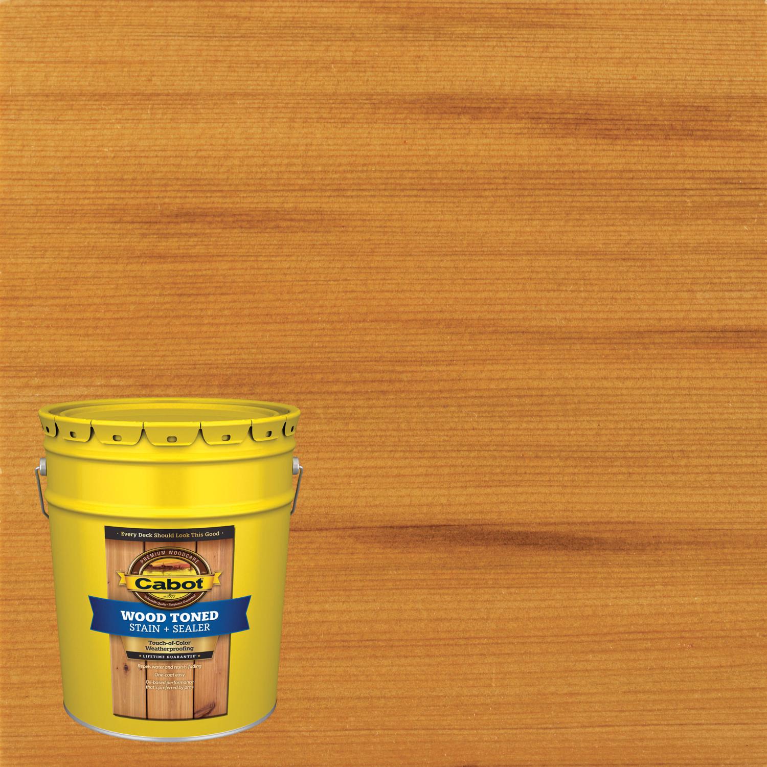 Cabot Wood Toned Transparent Cedar Oil-Based Deck and Siding Stain 5 gal