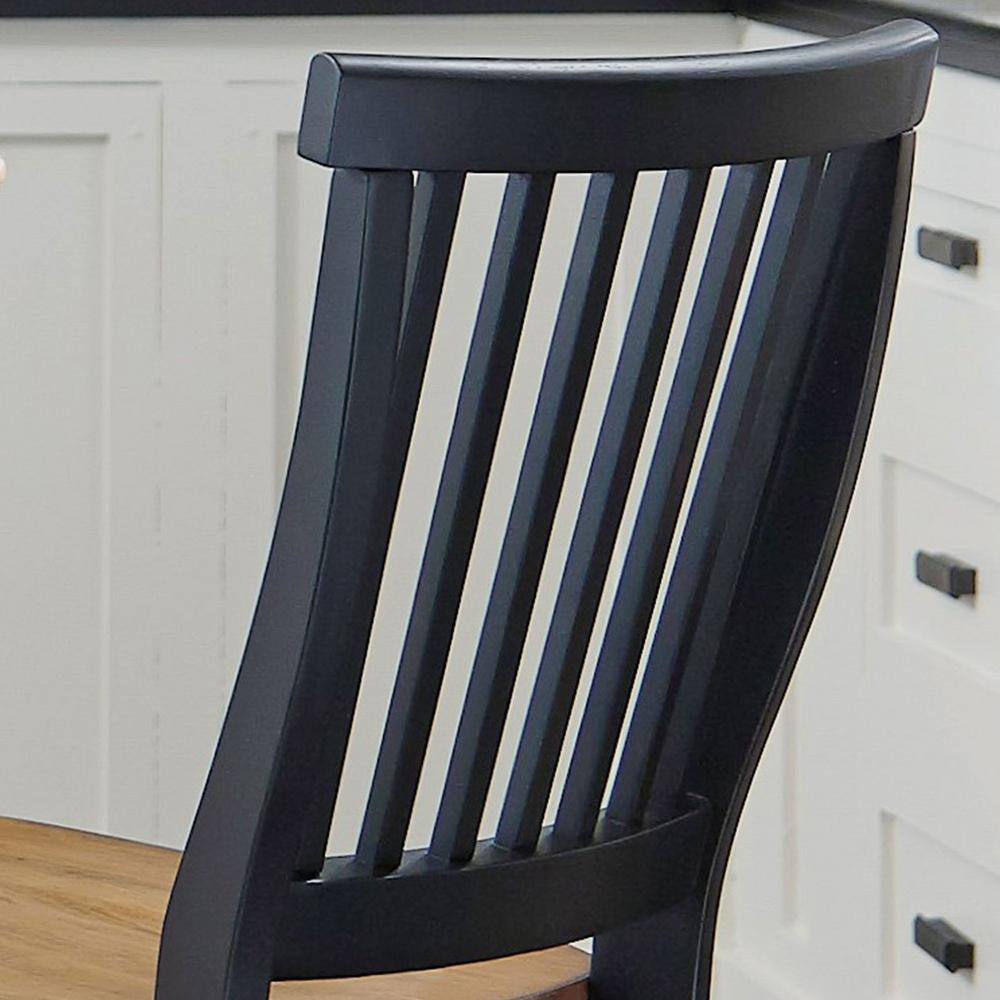 HOMESTYLES 24 in. Black Bar Stool 5003-89