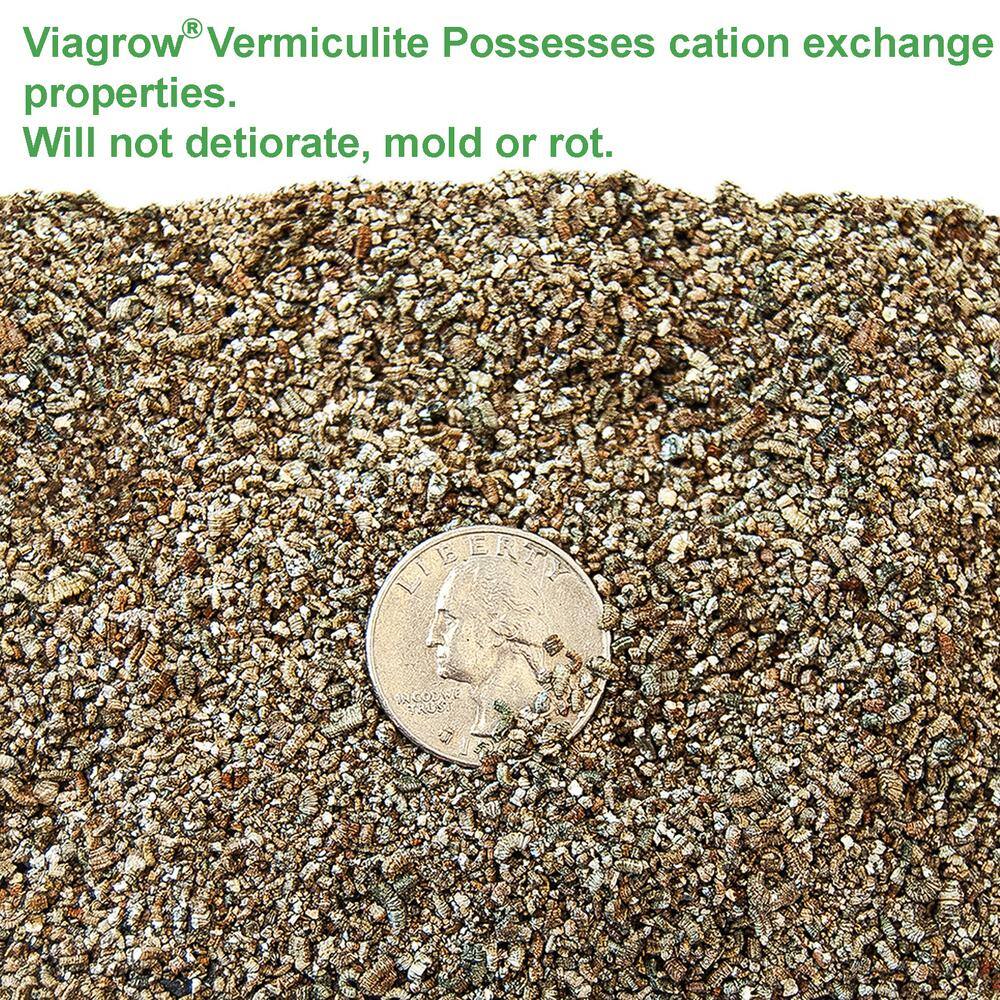 Viagrow 29 Qt. Bag Organic Perlite and Vermiculite Planting Soil Additive Growing Medium (2-Pack) VERPER1