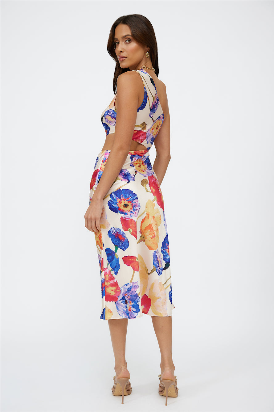 Sweet Affair Midi Dress Floral