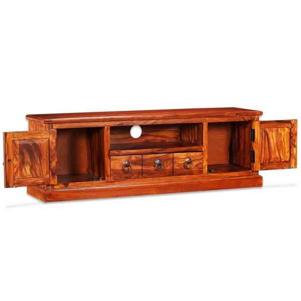 TV Stand Solid Sheesham Wood 47.2