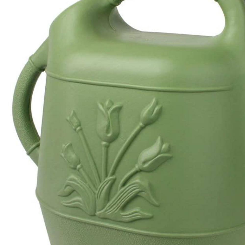 UNION PRODUCTS 2 Gal. (2-Count) Plants and Garden Plastic Watering Can in Sage Green 2 x 63068