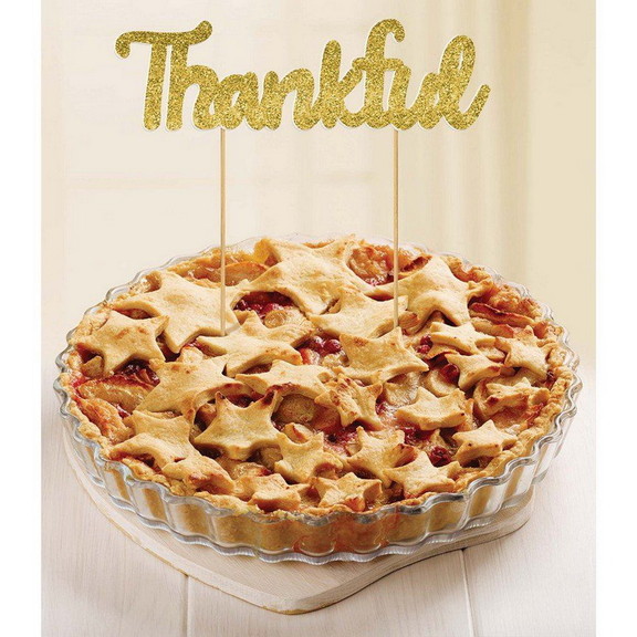 Amscan 627730 Thankful Pie and Cake Pick Topper   ...