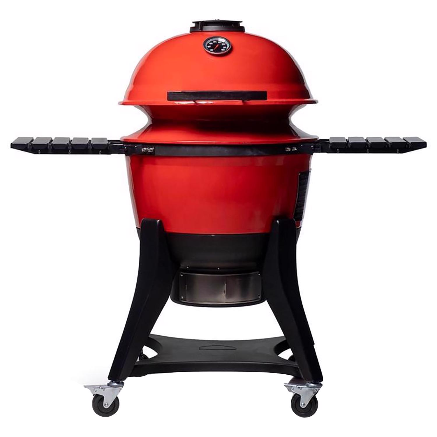 Kamado Joe 22 in. Kettle Joe Charcoal Kamado Grill and Smoker Blazing Red