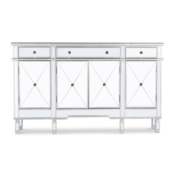 Pedro Mirrored Entryway Console Table