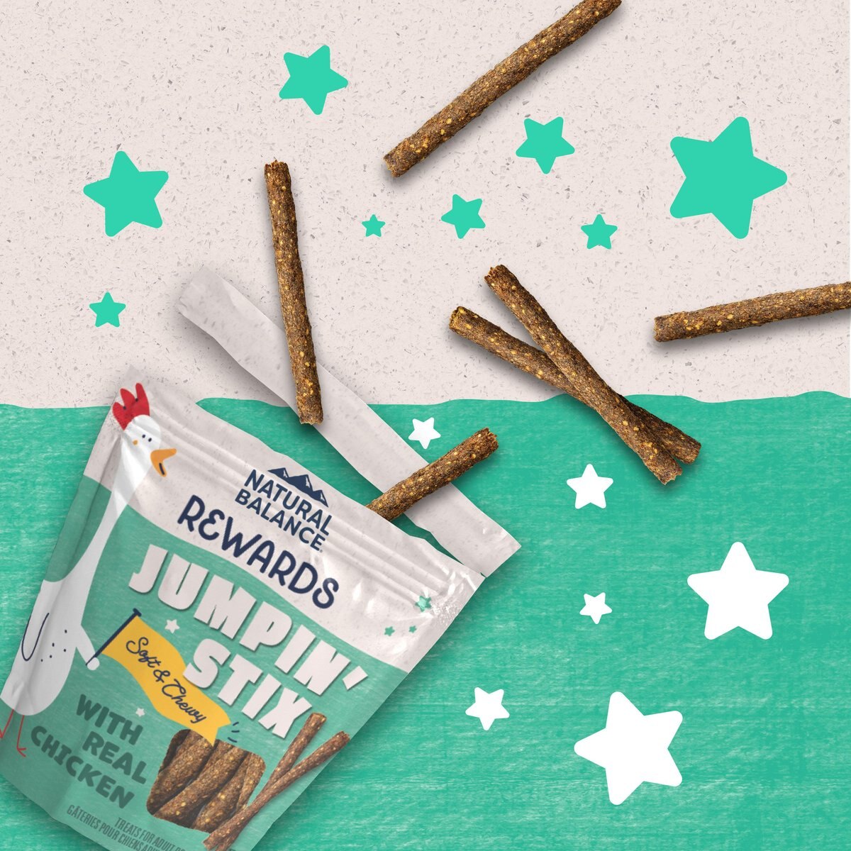 Natural Balance Rewards Jumpin' Stix With Real Chicken Dog Treats