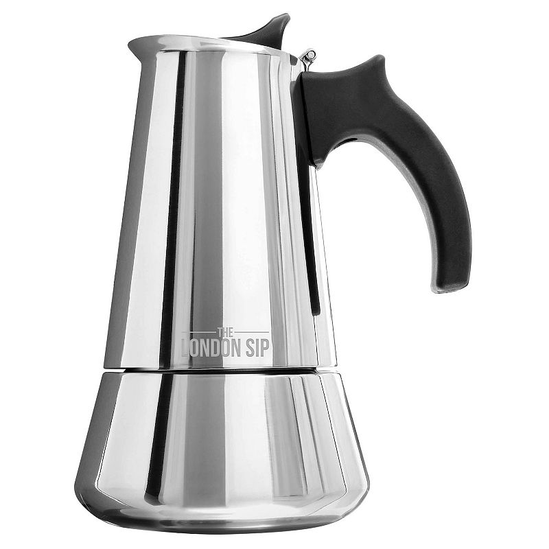 Escali London Sip 6-Cup Stainless Steel Espresso Maker