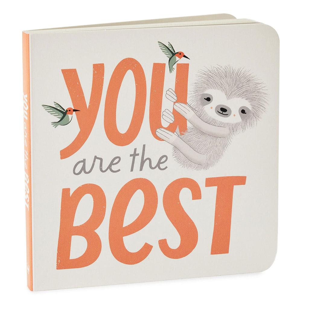 Hallmark  MopTops Sloth Stuffed Animal With You Are the Best Board Book