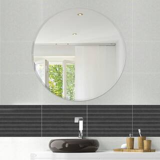 Fab Glass and Mirror Medium Round Beveled Glass Mirror (36 in. H x 36 in. W) 799456351780