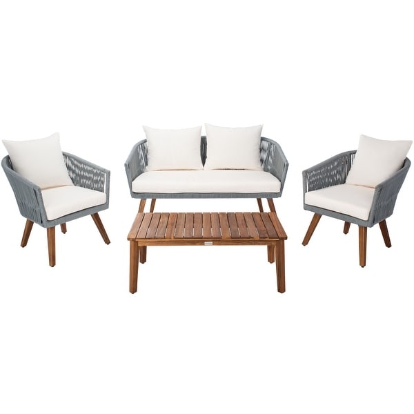 SAFAVIEH Outdoor Velso 4 Pc Living Set