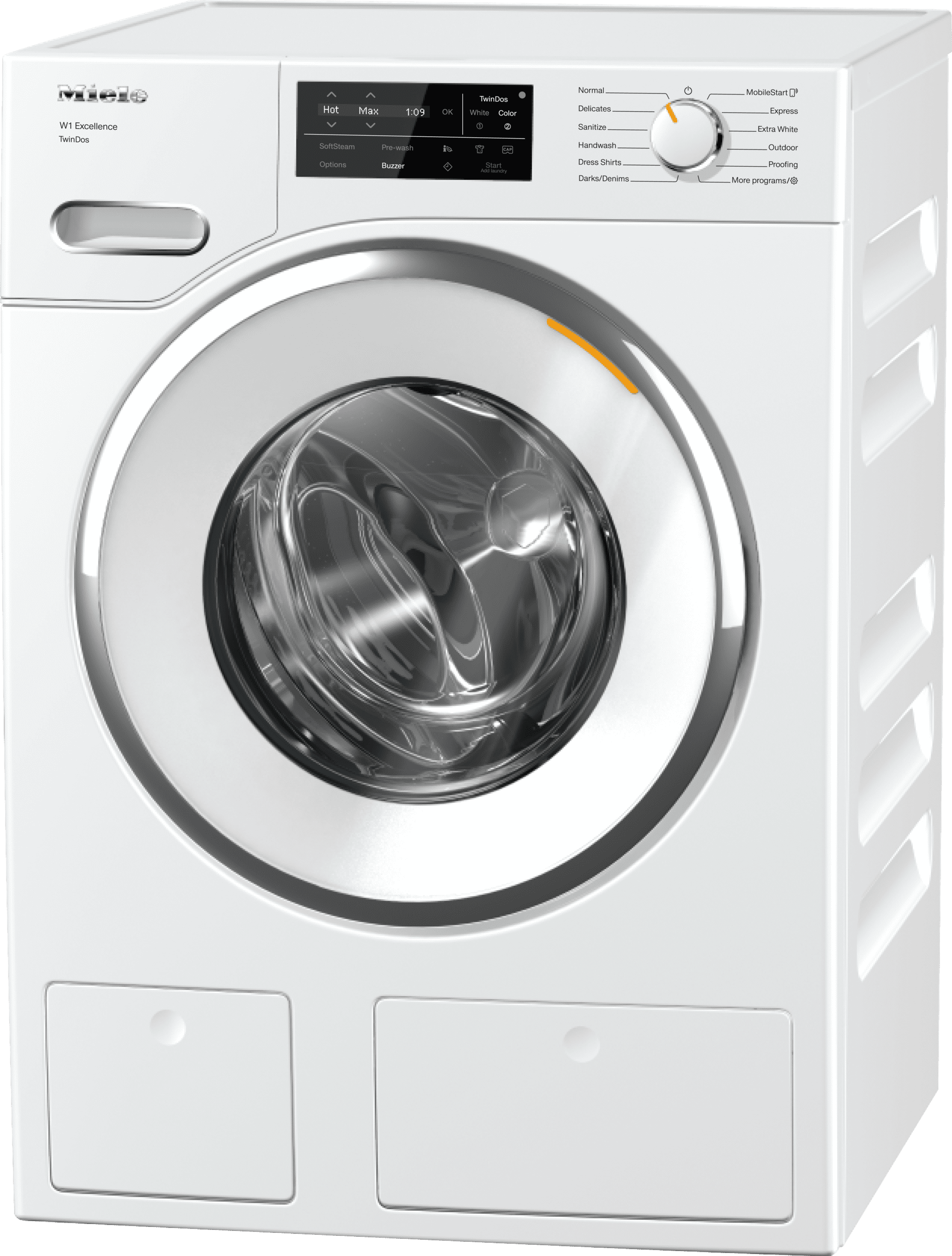 Miele WXF660WCS LOTUSWHITE Wxf 660 Wcs Tdos - W1 Front-Loading Washing Machine With Twindos And Miele@Home For Smart Laundry Care And Maximum Convenience.