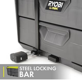 RYOBI LINK 2-Drawer Modular Tool Box STM301