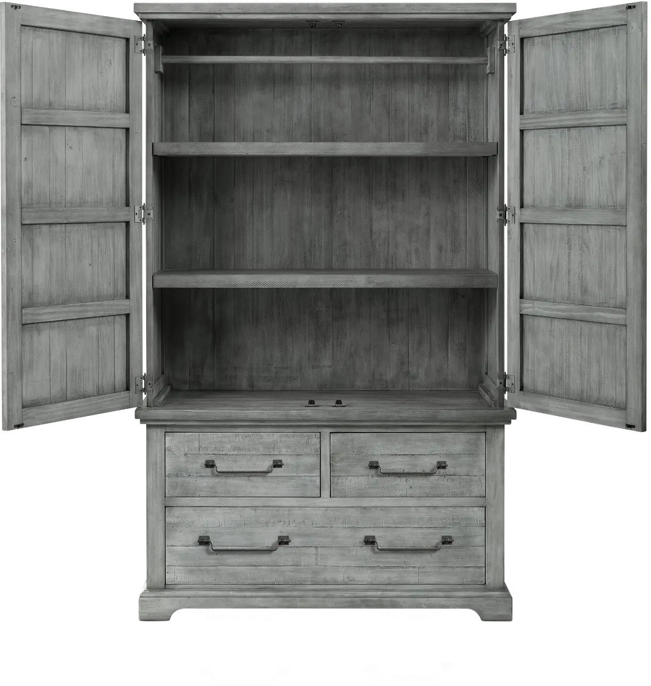 Beach House Gray Armoire